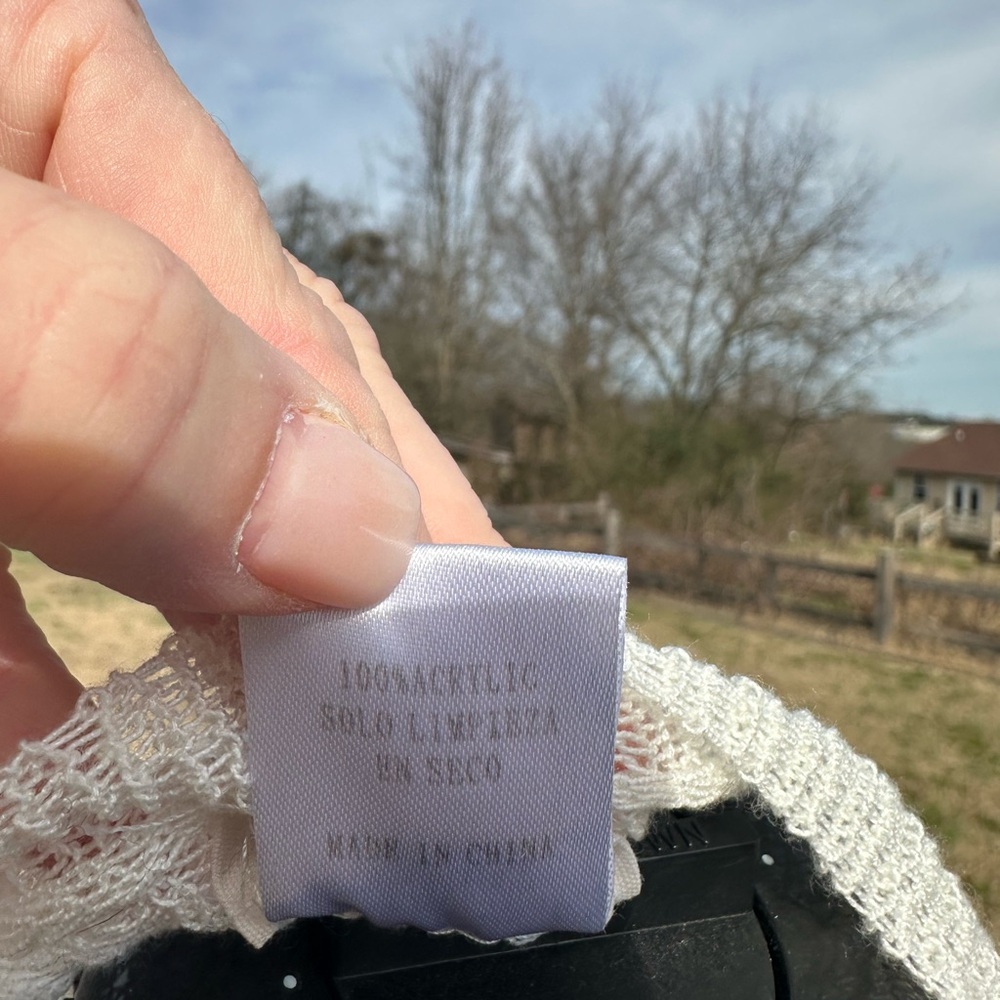 Rainbow sweater. Knit sweater. Rainbow sleeve sweater. Orange yellow green blue - Picture 7 of 8